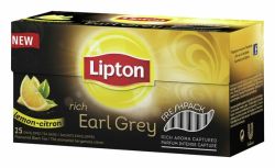 Pussitee Earl Grey Lemon Rich musta tee 25 pussia