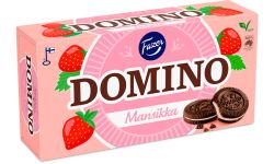 Domino Mansikka täytekeksi 350g