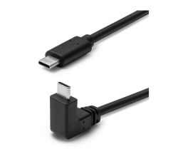 MIcroconnect USB-C Gen2 3.2 kaapeli 2m 60W kulmikas liitin