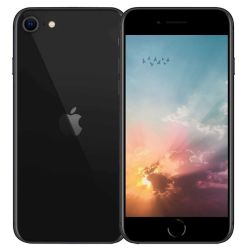 iPhone SE2020 256GB Black tehdashuollettu puhelin