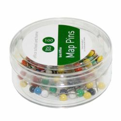 Karttaneula 4/20mm  värilajitelma 100kpl