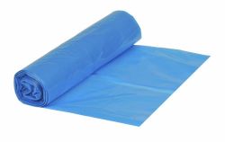 Roskapussi MDPE 20L sininen 420x520mm/0,01 50kpl