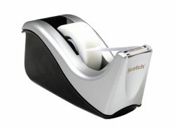 C60 teippiteline hopea + 1rll Scotch Magic Invisible -teippi 19mm 33m