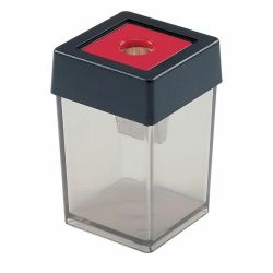 Dahle One säiliöteroitin 1 metalliterällä punainen/musta/läpinäkyvä