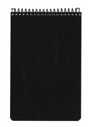 Poliisilehtiö musta 90x148 100 lehteä