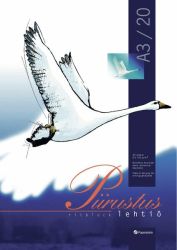 Piirustuslehtiö A3 20 lehteä blanco