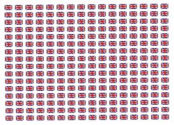 Tarralippu Englanti 256kpl/arkkia