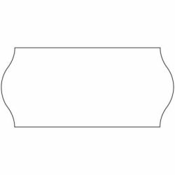 Hintaetiketti 26x16mm valkoinen L2 pysyvä liima 1200kpl
