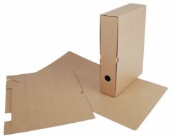 Arkistokansio + kotelo A4 6,5cm ilman piikkimekanismia (verokansio)