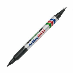 EK-041T huopakynä 2-päinen musta 0,4/1,0mm kärki
