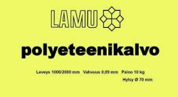 Polyeteenikalvo kirkas 1000/2000mmx0,09 10kg