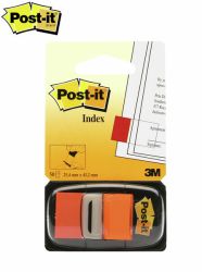 Index 680-4 teippimerkki oranssi 25,4x43,2mm 50kpl