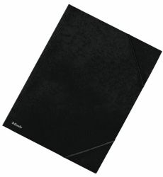 Kulmalukkokansio FSC A3 läppä musta kartonkia