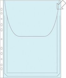 Paljetasku A4 läpällinen 12 kpl/pussi