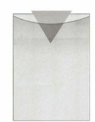 Muovitasku A4 140mic ylhäältä auki PVC kirkas sileäpinta