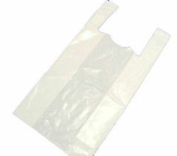 Muovikassi LD-PE 30L valkoinen 480x650/0,038 500kpl