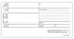 Tilisiirto viesti 8x4'' 2-osainen SPY8121e 1000/ltk 