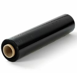 Käsikiristekalvo musta 20mic  450mm 300m