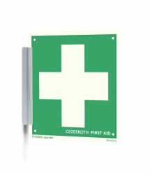 Opastekilpien seinäpidike tarrakiinnitys