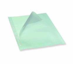 Kansiotasku A4 120mic 2-sivua auki PP kirkas appelsiinipinta 100kpl