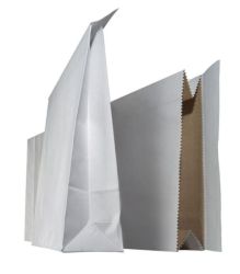 Tuplapussi TP11TV valkoinen 320x125x530mm tarrasuljenta