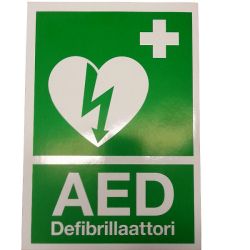 Opastetarra AED Defibrilaattori A5