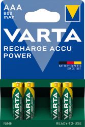 Recharge Accu Power AAA akku 800 mAh 4 kpl/pak