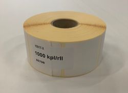 Thermotarra 35 x 35 / 1000 kpl, Blanco, pysyvä liima