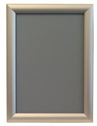 Snap kääntökehys esitteille/opasteille A5 25mm alumiini