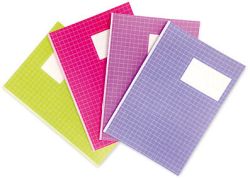 Kouluvihko Värikäs A5 20 lehteä 7x7 ruudutus