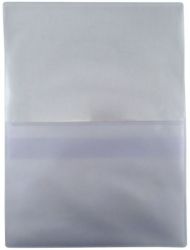 Huoltotasku A4/A5 2-osainen PP kirkas 50kpl