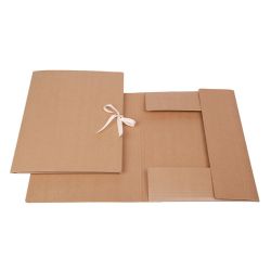 Piirustussalkku A4 (nauhakansio) arkistokelpoinen voimapahvi