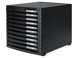 CONTUR 10-osainen lomakelaatikosto musta