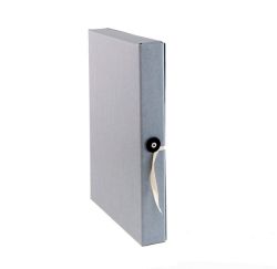 Arkistokotelo A4 2,5cm  nappi/nauha ISO 16245