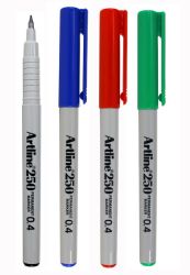 Artline 250 pysyvä merkintäkynä 0,4mm  pyöreä kärki