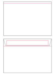 Kirjekuori vähittäiskauppa C5 valkoinen tarrasuljenta 50kpl