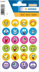 Magic tarra Värikkäät kasvot 1 arkki / 24 tarraa