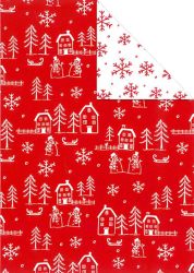 Lahjapaperi Winter 50cm 200m kuvioitu 2-puolinen