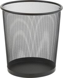 MESH Roskakori 18L musta metalli