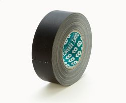 Kangasteippi musta 50mm 50m (ilmastointiteippi)
