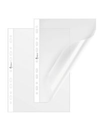 !Kansiotasku A4 80mic ylhäältä auki PP kirkas sileäpinta 20kpl