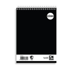 Taskulehtiö 7x7 ruudut A6 50 lehteä musta