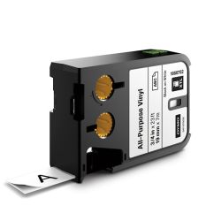 XTL vinyyliteippi 19mm musta/valkoinen