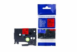 Tarranauha AZE-461 36mmx8m musta/punainen