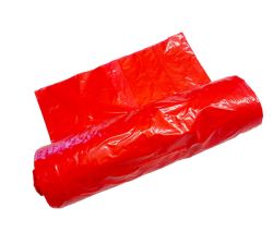 Roskapussi Premium LDPE 30L punainen 500x700mm 20mic 50kpl