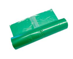Roskapussi LDPE vihreä 30L 500x700mm 20mic 50kpl