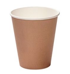 Kuumakuppi 350ml kopostoituva ruskea kartonki  75kpl