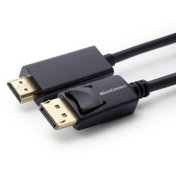 HDMI-Displayport kaapeli male-male 1m