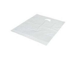 Muovikassi 70x450+100 mm valkoinen 35my 500kpl