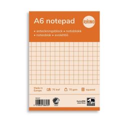 Avolehtiö A6 70 lehteä 7x7mm ruudutus